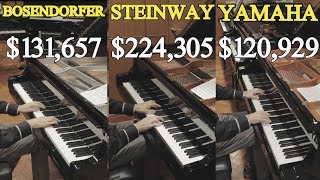 Can You Hear The Difference Between a Steinway Yamaha and Bosendorfer [upl. by Ateuqram]