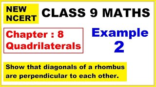 Class 9 Maths  Chapter 8  Example 2  Quadrilaterals  New NCERT  Ranveer Maths 9 [upl. by Isyed502]