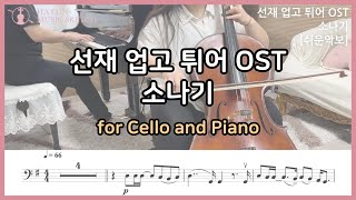 소나기  선재 업고 튀어 OST 첼로 피아노 커버  Cello and Piano Cover [upl. by Wiebmer281]