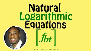 Solving Natural Logarithmic Equations fbt StepbyStep [upl. by Pryce589]