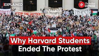 Harvard Students End Protest as University Agrees to Discuss Middle East Conflict  Israel Hamas War [upl. by Etteloiv914]