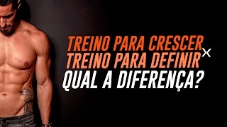 Treino Para Definição Muscular X Treino Para Ganho De Massa Muscular Qual A Diferença [upl. by Llarret]