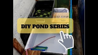 Perfect Pond liner folds DIY Tarpauliln Edition [upl. by Sanchez]