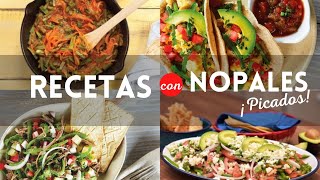 Recetas rendidoras con nopales picados  Comidas con nopales picados  Cocina Vital [upl. by Ylro]