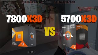 7800X3D VS 5700X3D  Valorant [upl. by Vaientina129]