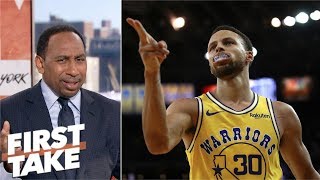 Steph Curry’s 2019 MVP chances are ‘slim’ – Stephen A Smith  First Take [upl. by Tamra9]