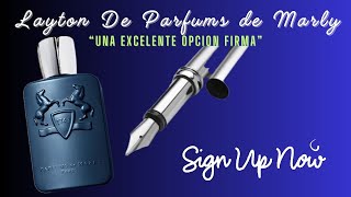 Layton una gran Opcion Firma de quotParfums De Marlyquot [upl. by Reneta]