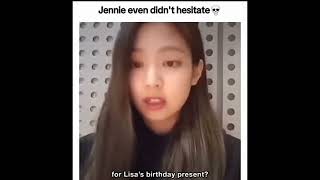 Jennie didnt even hesitate 💀 😂blackpink blinks 100k views viralyoutubeshorts jenchulichaeng [upl. by Ednutey]