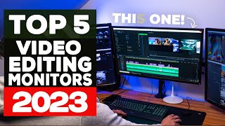 Best Monitors for Video Editing 2023 Top 5 Picks [upl. by Astrix280]