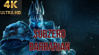 One build to Shatter them all Subzero Barbarian Guide Diablo 2 Ressurected 4K Ultra HD [upl. by Hael691]