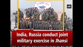 India Russia conduct joint military exercise in Jhansi  Madhya Pradesh News [upl. by Yatnod]