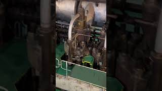 Ship Main Engine 12RTA9CB 🚢 new travel trending seafarer engineering marine seafarer [upl. by Munshi]