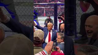 UFC 309 breakingnews PRESIDENT DONALD TRUMP THE MAN IN THE ARENA WOW [upl. by Teodorico]