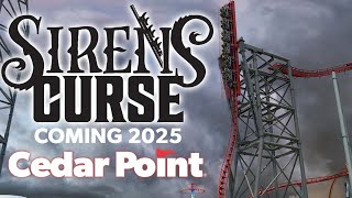 NEW RIDE  CEDAR POINT 2025  Siren’s Curse  OFF RIDE [upl. by Etneciv]