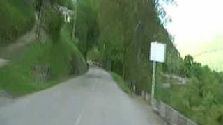 Honda CBX 1000 onboard downhill [upl. by Acinorej]