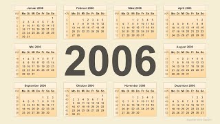 Kalender 2006 [upl. by Reteip]