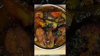 Hilsa fish😍💞with bringal curry ❤️recipe 🤤😘💝 [upl. by Htennek]