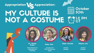 Appropriation vs Appreciation My Culture is Not a Costume [upl. by Hapte]