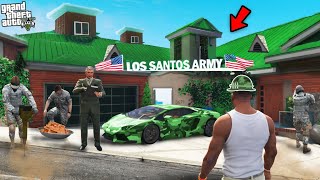 Franklin amp Military Upgrading Franklins House To Military Base In GTA 5 [upl. by Nahtan295]