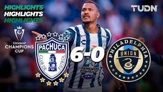 HIGHLIGHTS  Pachuca 6600 Philadelphia  CONCACHAMPIONS 2024  TUDN [upl. by Enialed258]