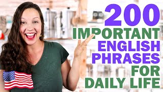 200 Important English Expressions English vocabulary lesson [upl. by Aneel5]