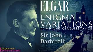 Elgar  Enigma Variations Centurys recording Sir John Barbirolli Philharmonia Orchestra [upl. by Llennehc]