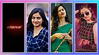 🌍🖤New Trending Girl Alight motion video editing  In Kannada song  Love Status Blur effect video [upl. by Kirimia]