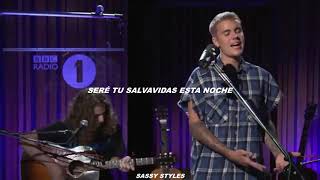 Cold water acoustic  Justin Bieber  Traducción al español [upl. by Filberte496]