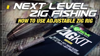 How To Use Adjustable Zig Rig  Carp Fishing [upl. by Yrovi76]