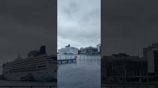 NORWEGIAN SPIRIT CRUISE SHIP AT KEELUNG PORT TAIWAN shortvideo cruise ship [upl. by Jaye]