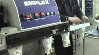 Emplex Bag Sealer with Granola Seals 50 bagsMinute w Dual Load  MPS 7100 [upl. by Reich274]