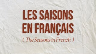 The French Months of the Year French Essentials Lesson 5 [upl. by Caines]