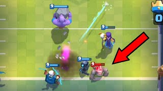 por poco y se me escapa este golem clash royale shorts [upl. by Eidson]