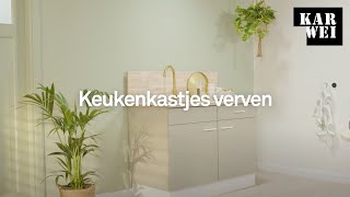 KARWEI  Keukenkastjes verven [upl. by Rodrigo]