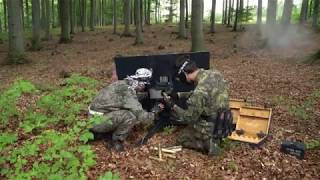 SEAR paintball cannon on target practice [upl. by Allehcim368]