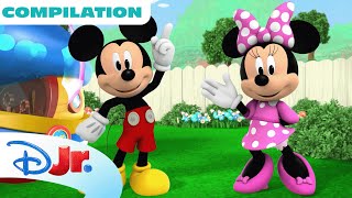 Every Me amp Mickey Vlog  Mickey Mouse Compilation  Music Dance DIY amp Story Time  disneyjr [upl. by Orimar]