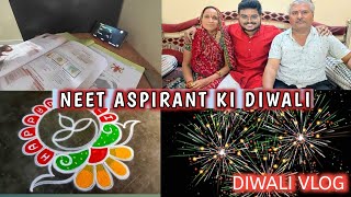 Neet Aspirant Ki Diwali  Diwali Vlog 2024  Happy Diwali vlog  Happy new year Neet aspirant [upl. by Ezarra965]