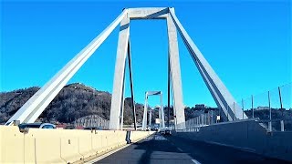 A10 Ponte Morandi un ricordo Video inedito  Morandi Bridge a memory Unpublished video [upl. by Notrem541]