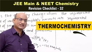 Thermochemistry  Revision Checklist 32 for JEE amp NEET Chemistry [upl. by Derdlim]