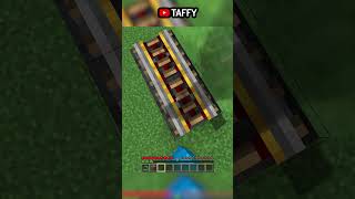 Minecraft Rail Duplicator  121 Tutorial shorts minecraft gaming tutorial [upl. by Zacek]