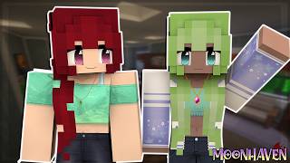 Moving and New Friend  Moonhaven Ep 2  Minecraft Roleplay MCRP [upl. by Oicnanev415]