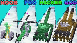 NOOB VS PRO VS HACKER VS GOD in Human Vehicle [upl. by Koren26]