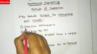 Methods of Compaction of Cohesionless Soil and Cohesive Soil Types of Compaction Detailed study [upl. by Nahgrom331]