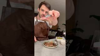 Steak and Red Wine Reduction cooking food fyp steak redwine foodie [upl. by Olimpia]