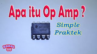 Apa itu Op Amp Operational Amplifier ┃Cara kerja Op Amp┃Data sheet [upl. by Kramlich968]