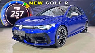 2025 VW Golf R MK85  REVIEW on AUTOBAHN [upl. by Nipha]