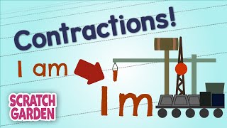 Contractions  English Grammar Practice  Scratch Garden [upl. by Gentille]