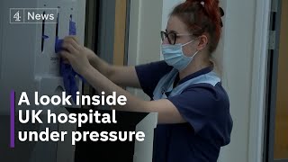 Inside UK hospital overstretched and under pressure [upl. by Leelah]