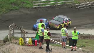 Folkrace Vimmerby semester racet 137 2024 finaldag seniordam Highlights [upl. by Ylimme716]