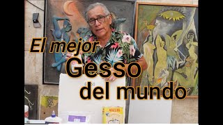 Cómo hacer GESSO casero e imprimatura muy fácil y económico [upl. by Sousa991]